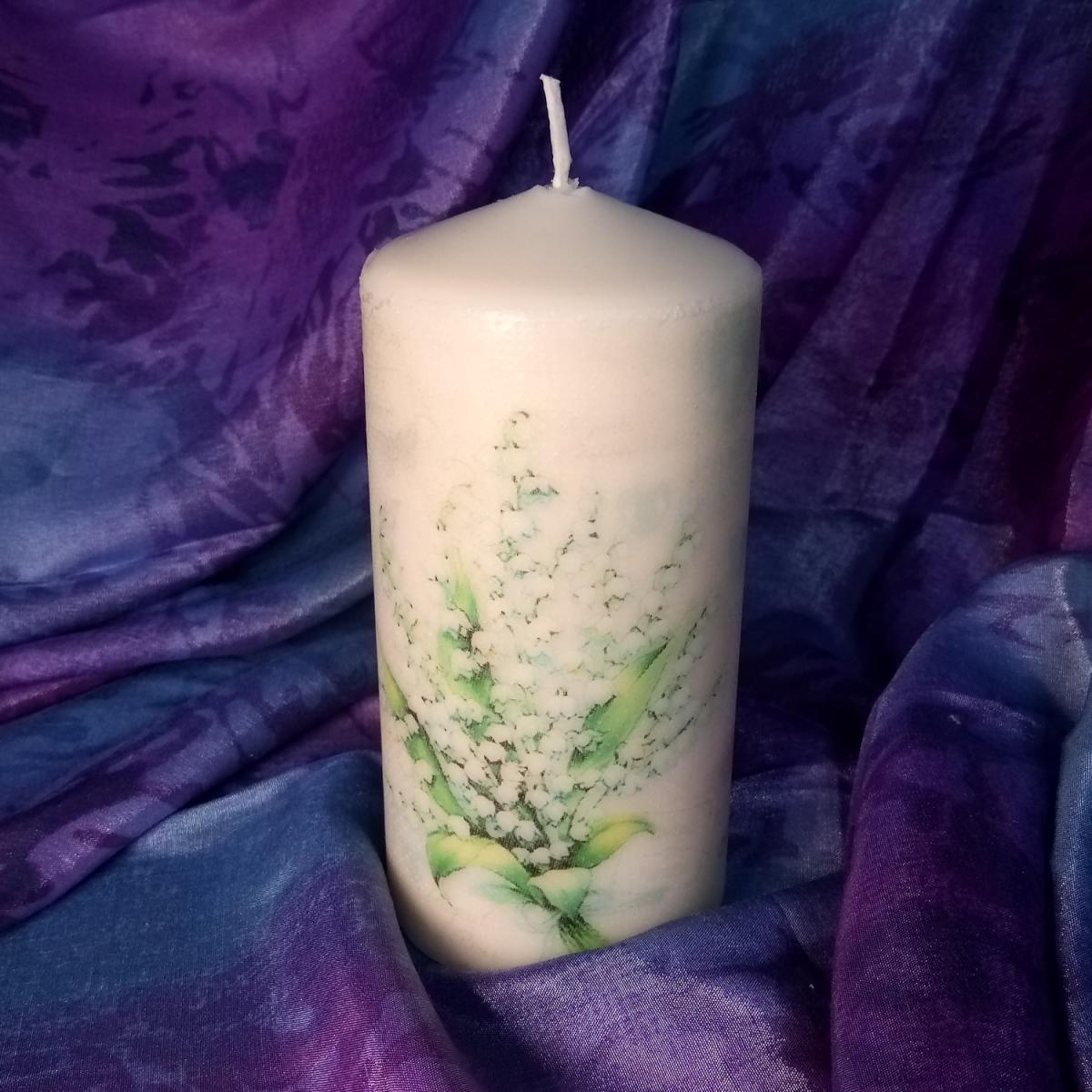 Spring Pillar Candle - White – image 13