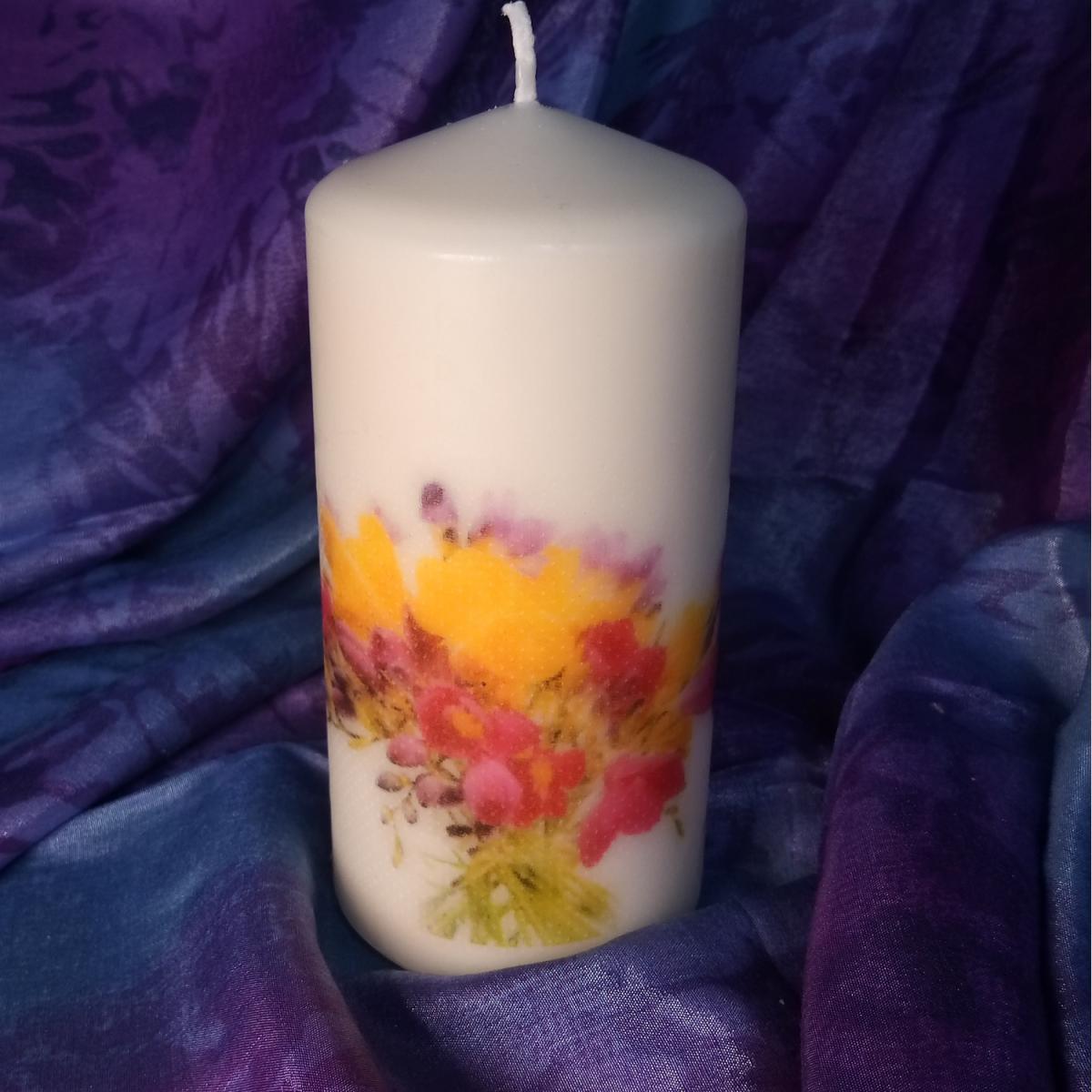 Spring Pillar Candle - White – image 16