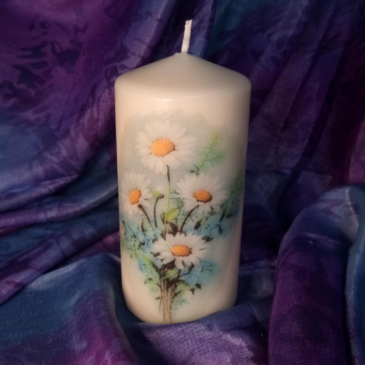 Spring Pillar Candle - White – image 17