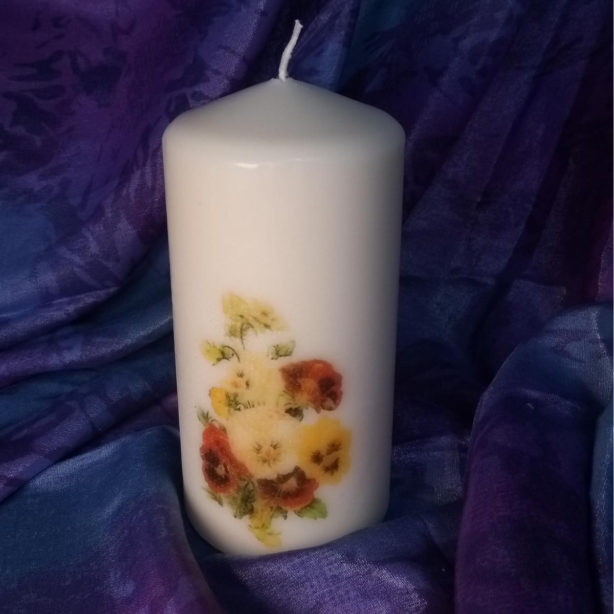 Spring Pillar Candle - White – image 18