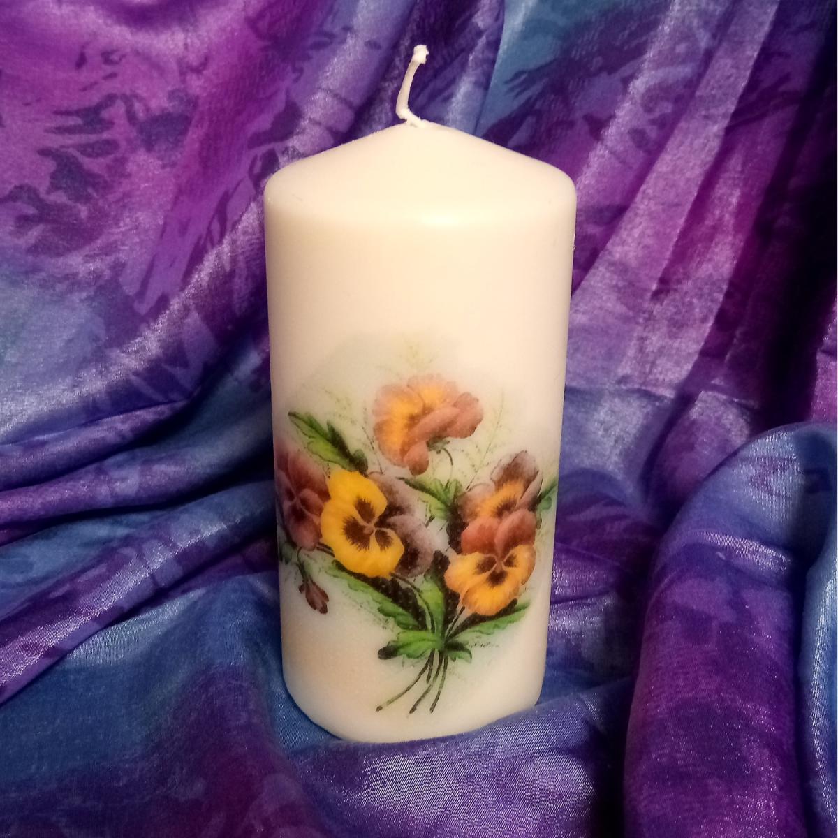 Spring Pillar Candle - White – image 19