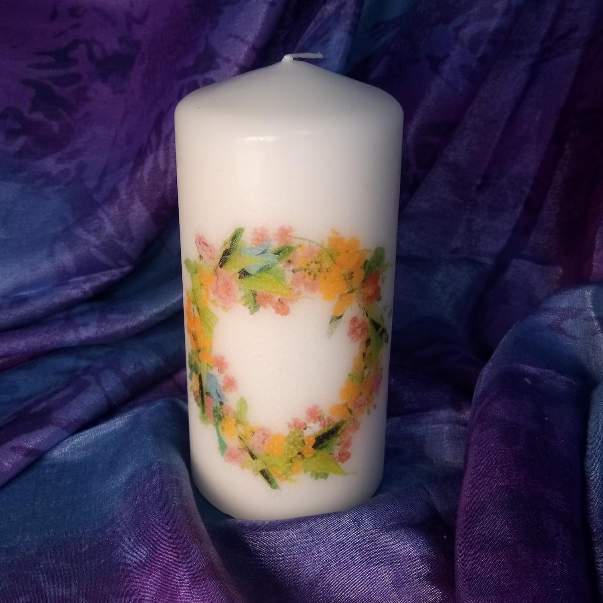 Spring Pillar Candle - White – image 21