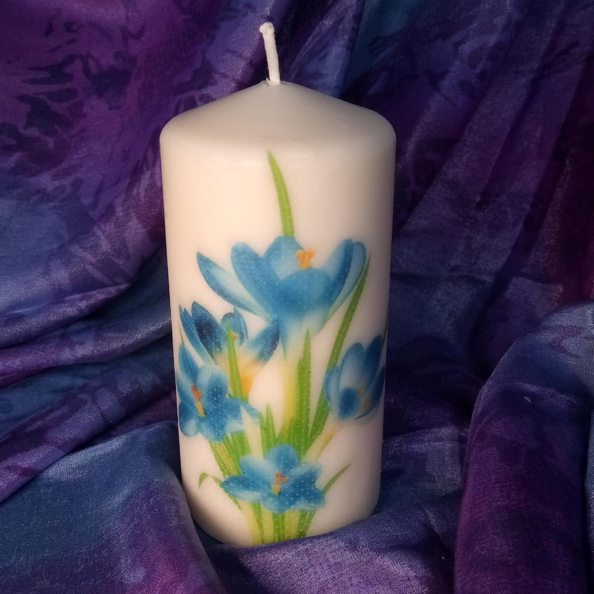 Spring Pillar Candle - White – image 10