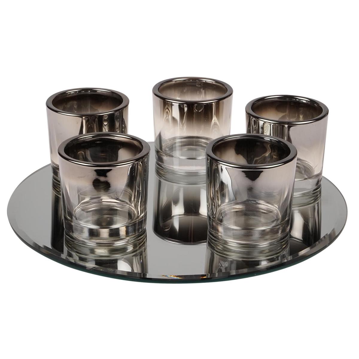 Glamour Round Tea-Light Set – image 2