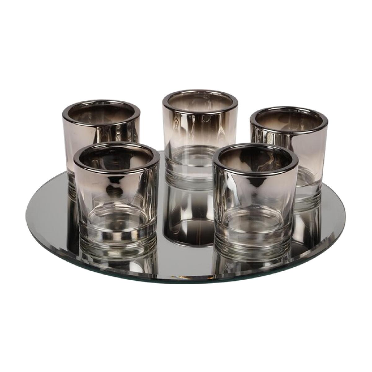 Glamour Round Tea-Light Set – image 1