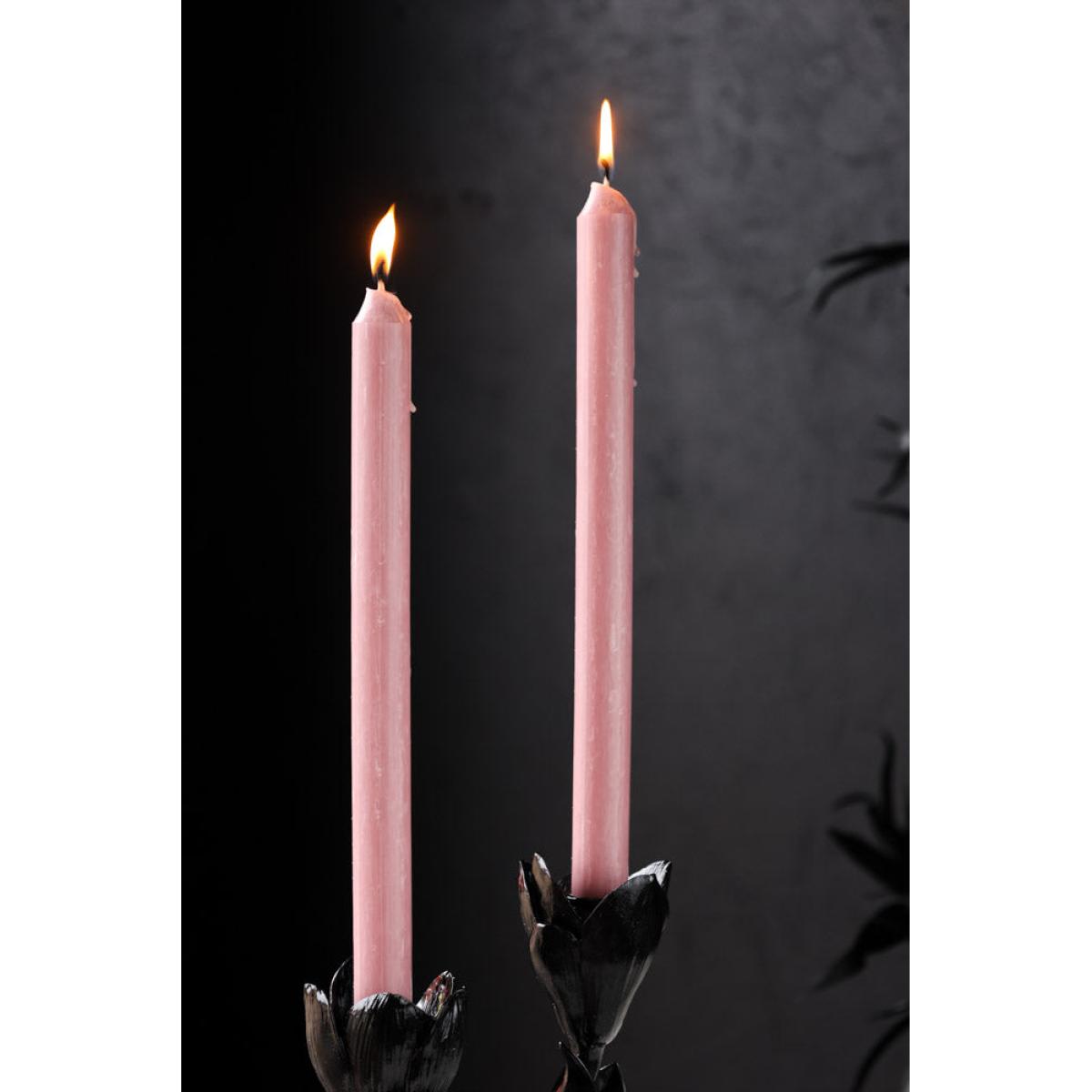 Beautiful Dinner Candle - Old Rose – image 4