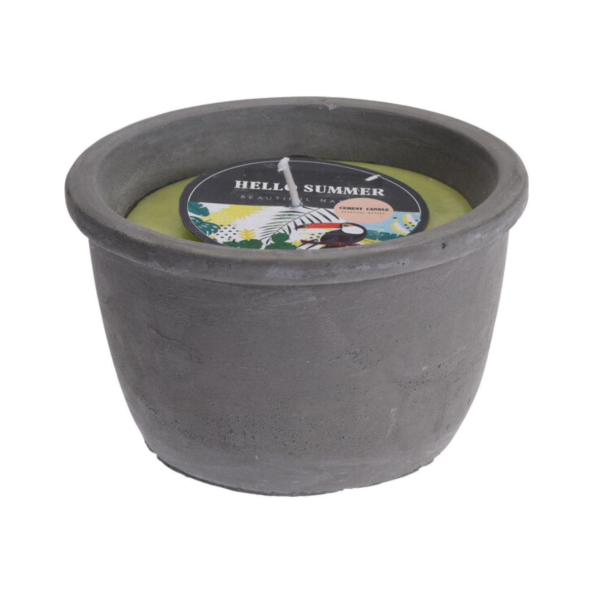 Citronella Candle in Cement - Large – image 1