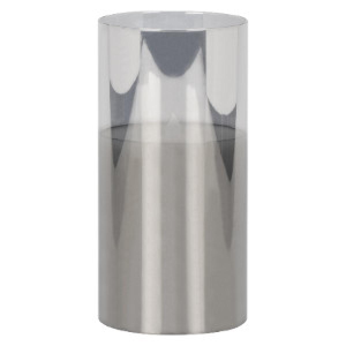 Flickering LED Candle in Hurricane - White – image 3