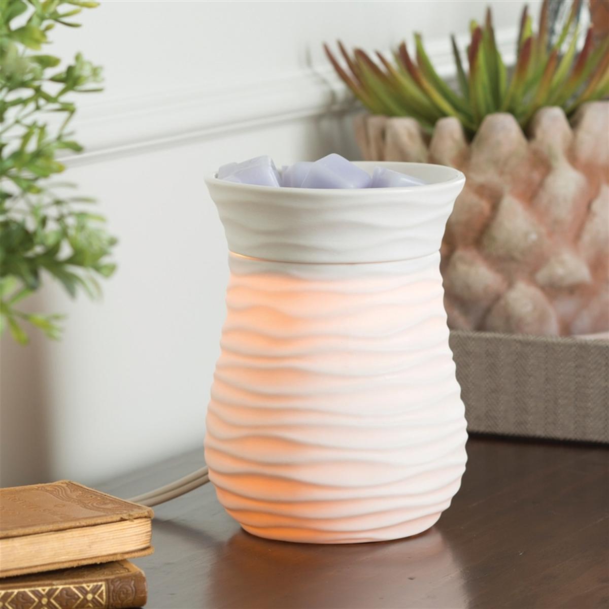Large Harmony Ceramic Electric Wax Melter - White