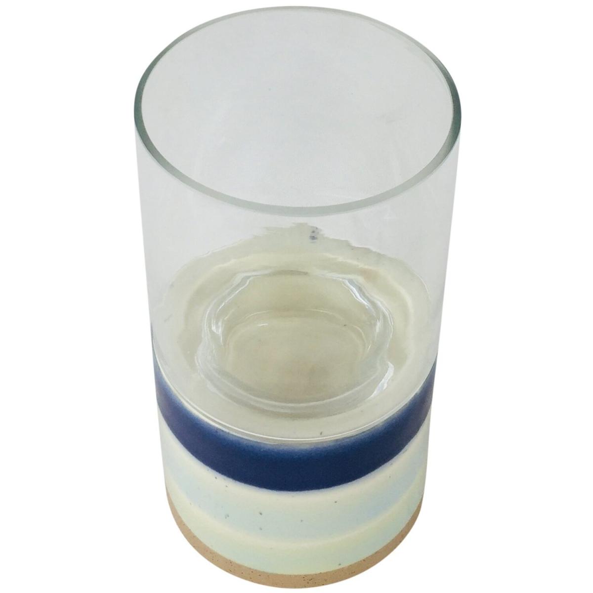 Seashore Pillar Candle Holder 26cm - Blue – image 3