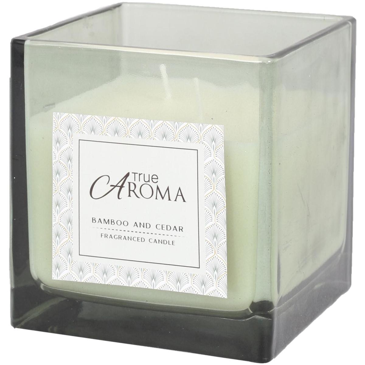 True Aroma Bamboo & Cedar Candle – image 2