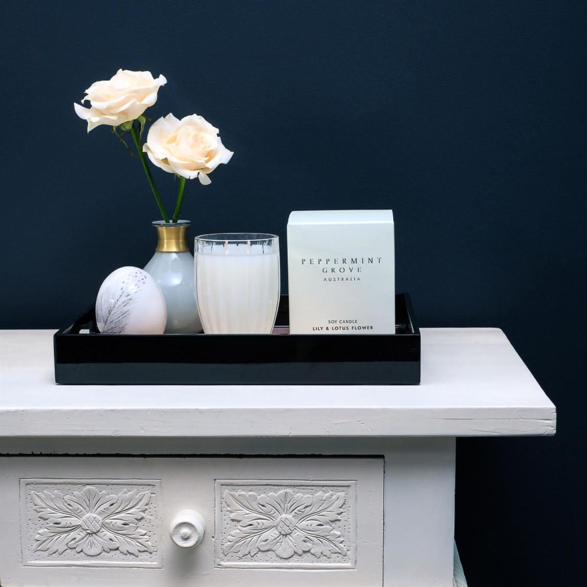 370g Soy Wax Scented Candle - Lily & Lotus Flower / Lily & Lotus Flower – image 5