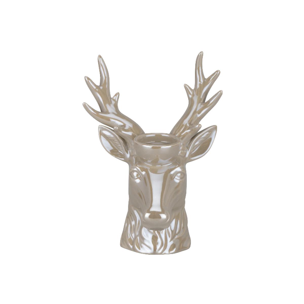 Ceramic Deer Candle Holder