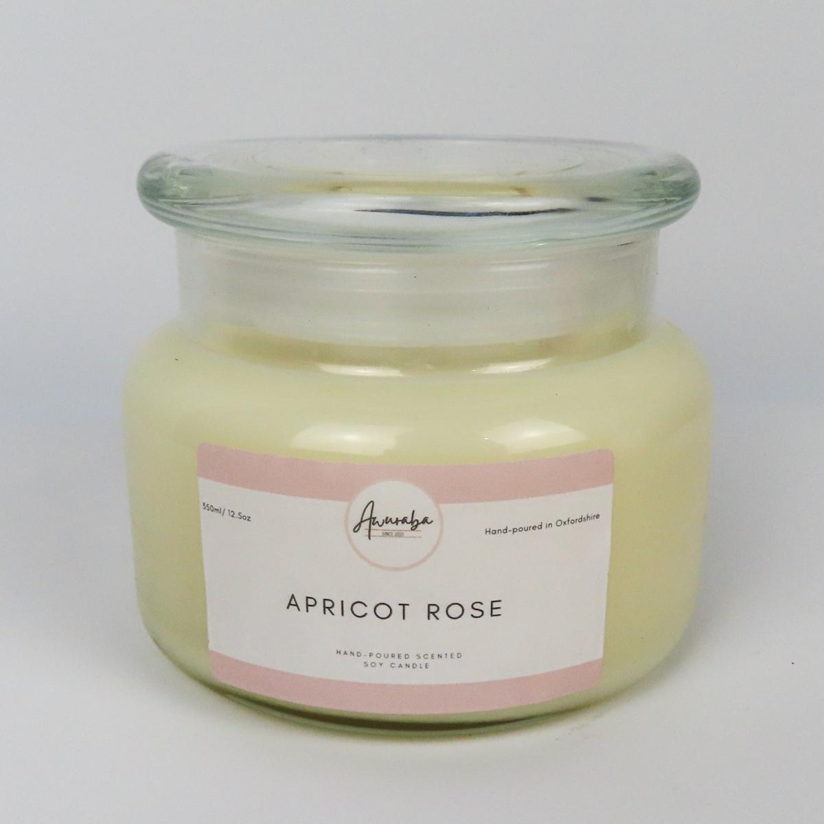 Apricot Rose Scented Soy Candle - Neutral – image 3