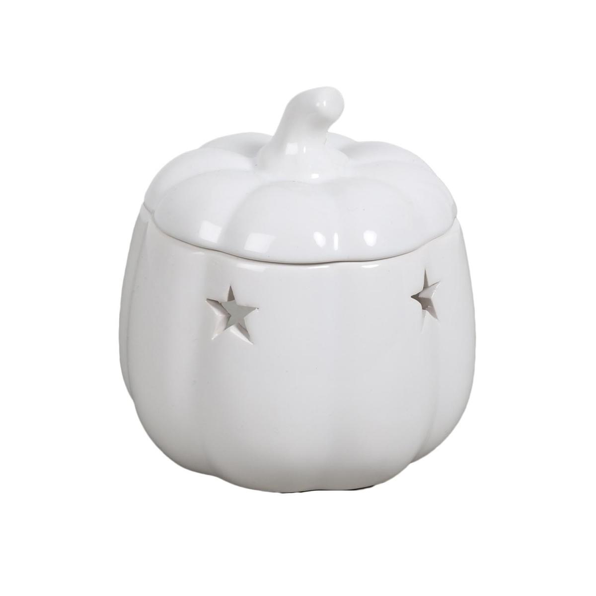 Pumpkin T-Light Holder - White – image 2