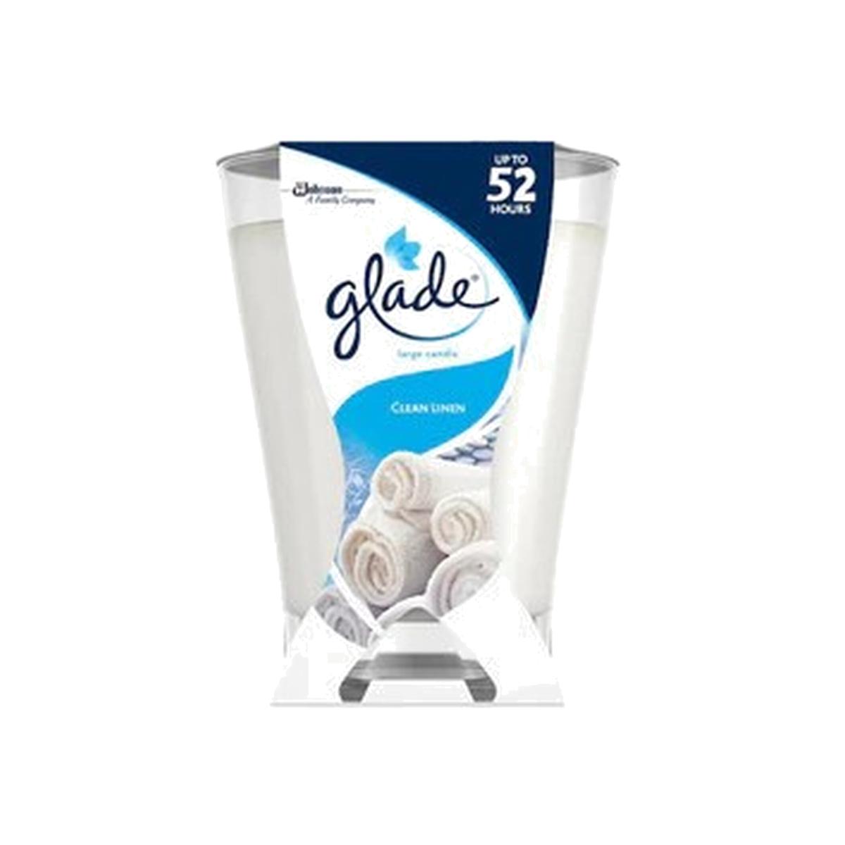 Glade Candle Clean Linen Large