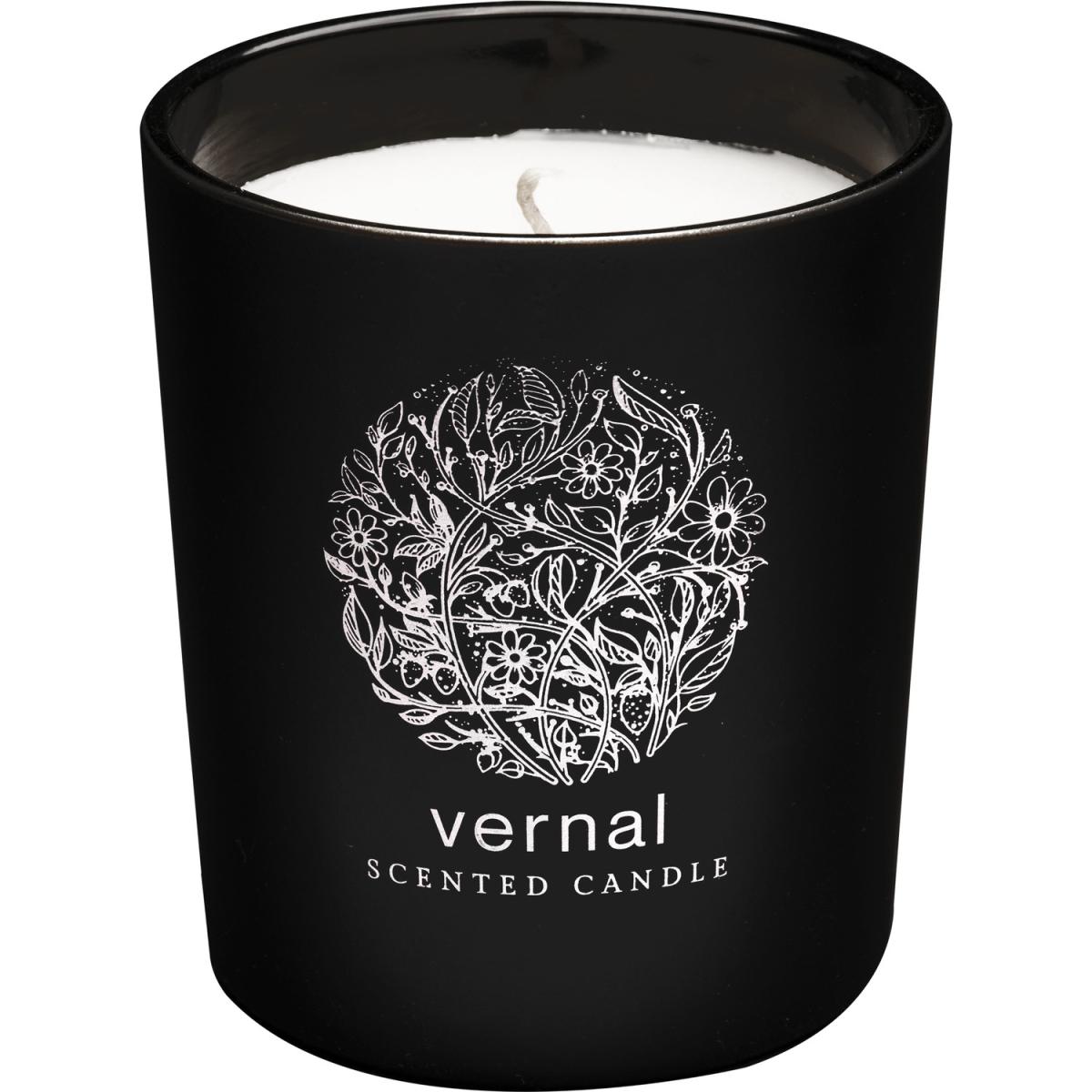 Vernal Shangrila Scented Candle - White Flower & Green Tea - Black – image 2