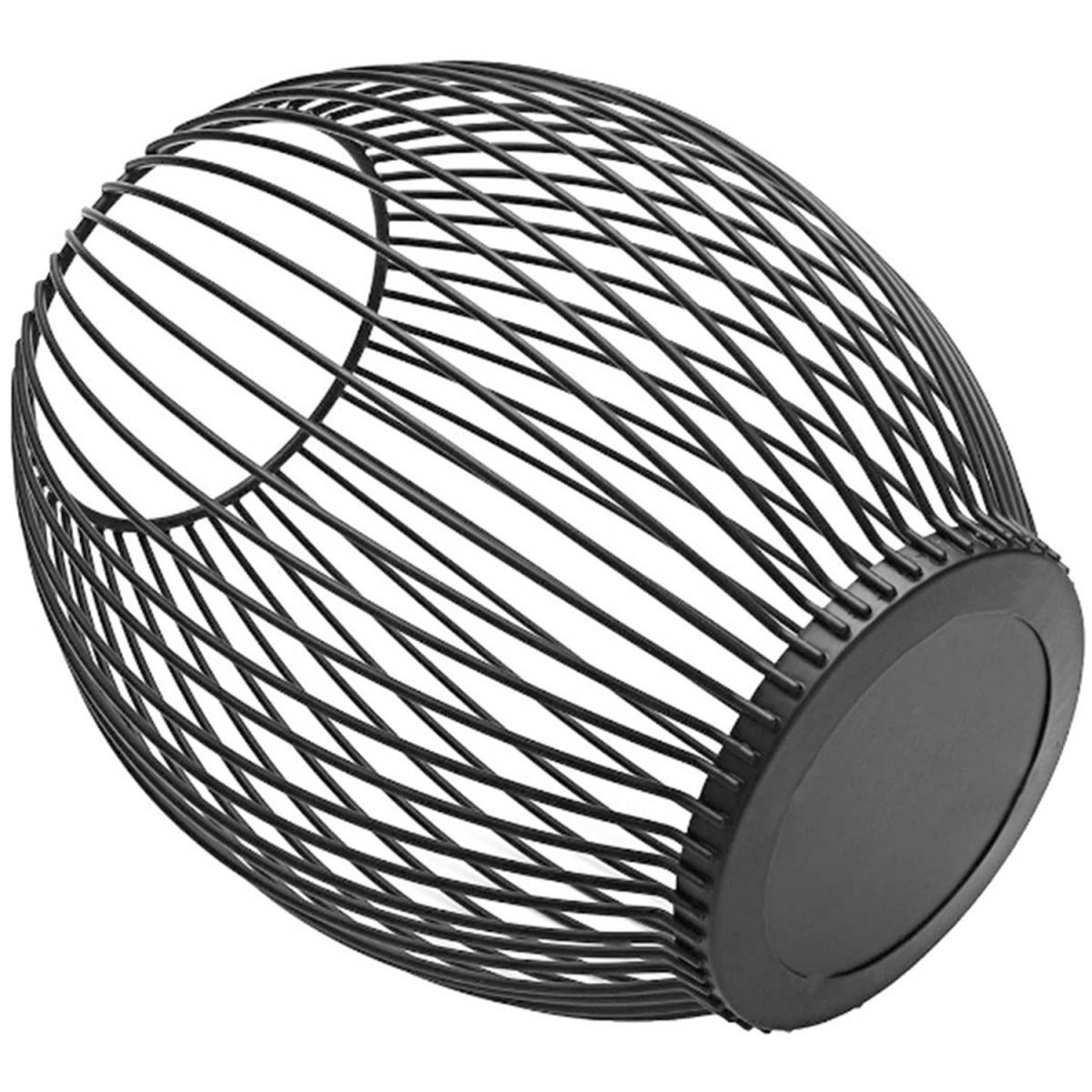 Modern Black Metal Wire Candle Holder - Black – image 3