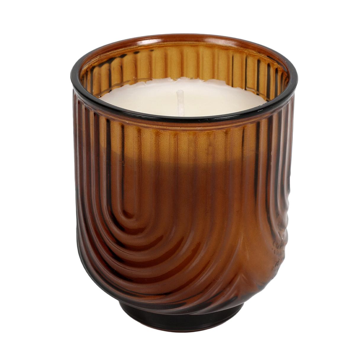 Amber/Smoked Glass Candle – image 2