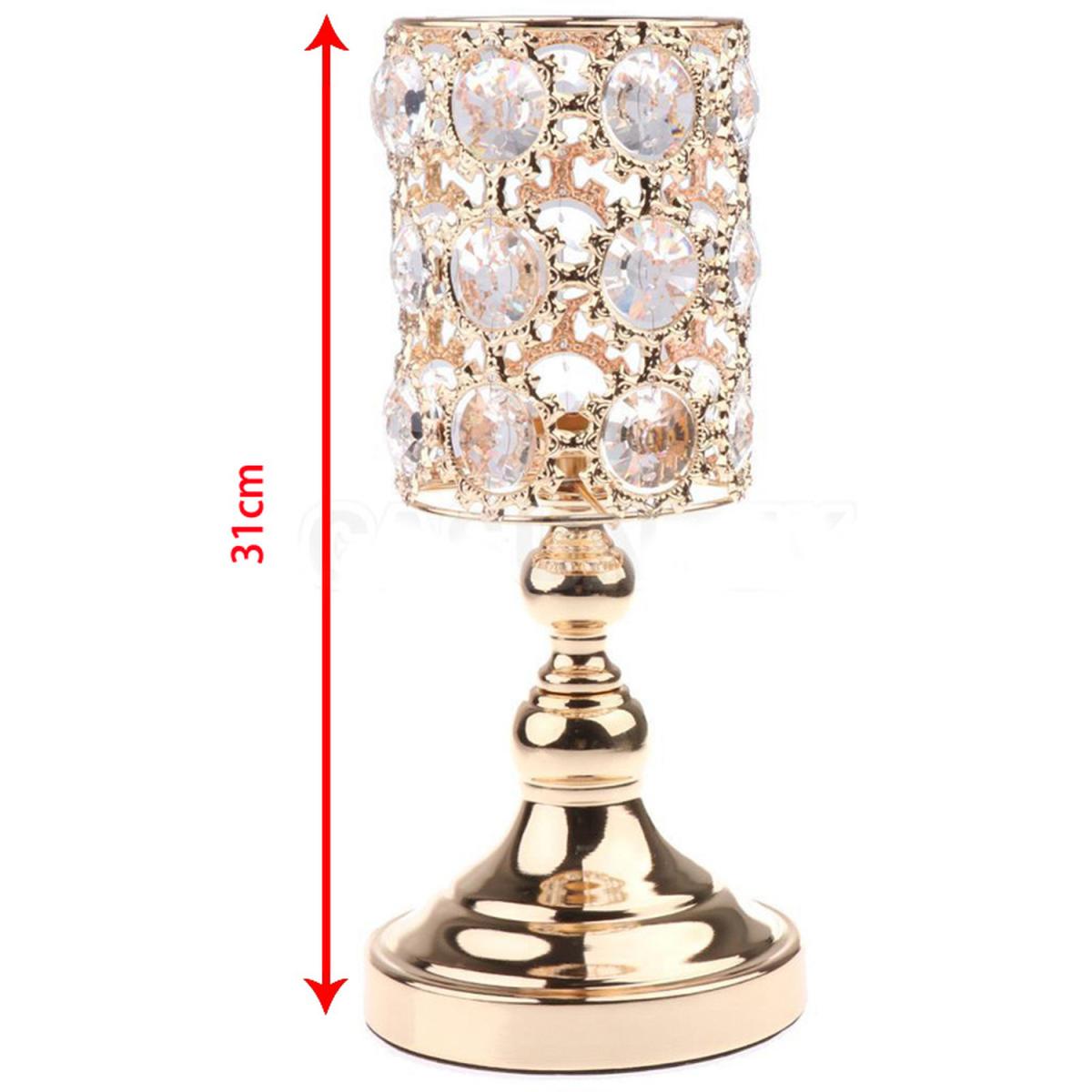 Hollow Out Candle Holders  - Gold  / 31cm – image 2