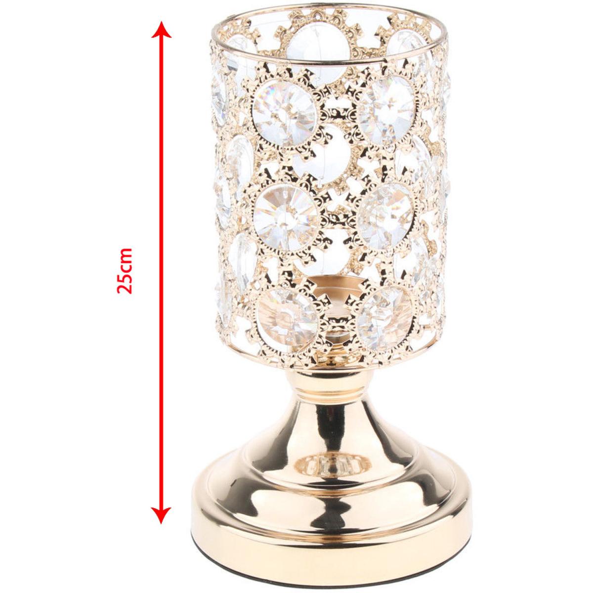 Hollow Out Candle Holders  - Gold  / 31cm – image 11