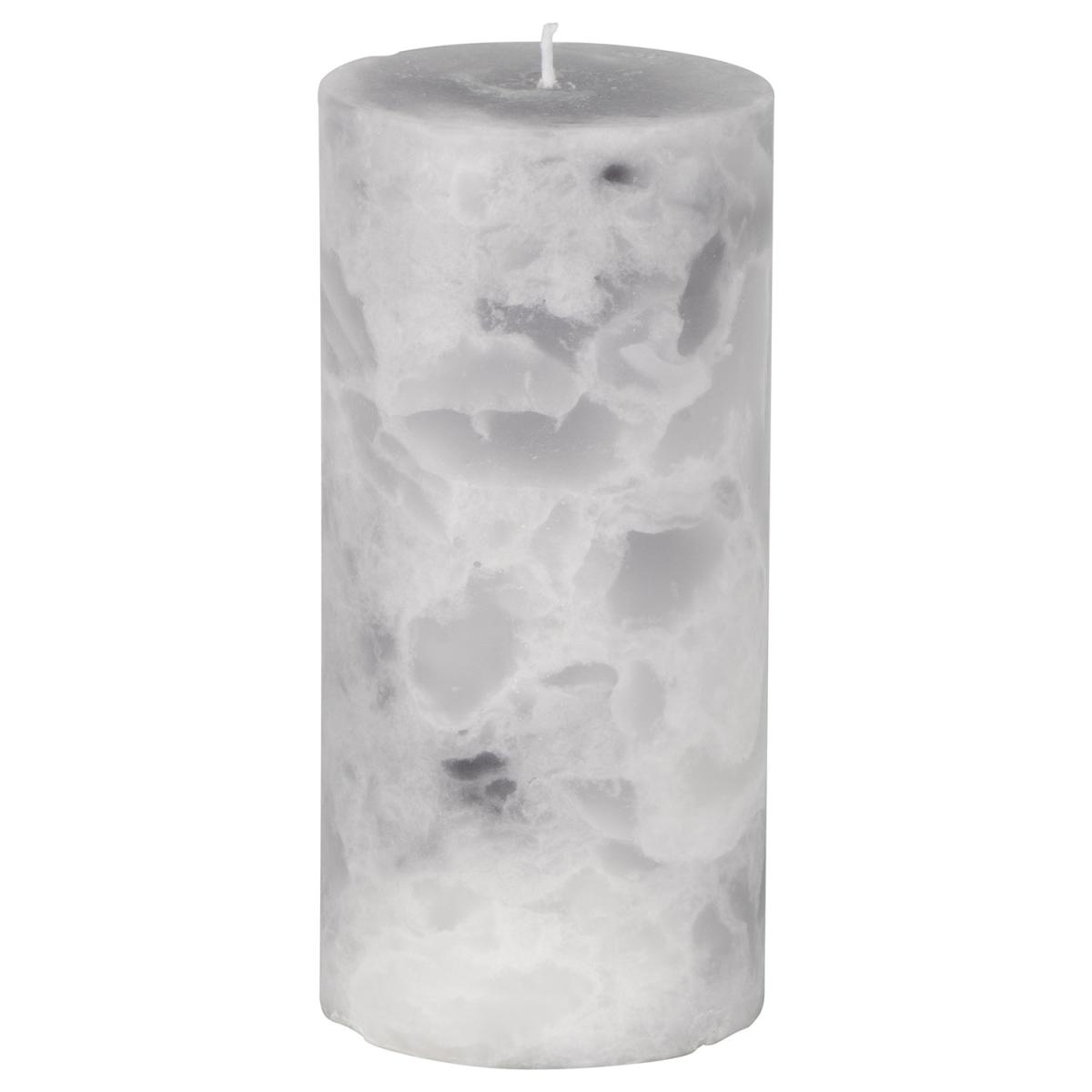 Marble Effect Pillar Candle - 45 – image 2