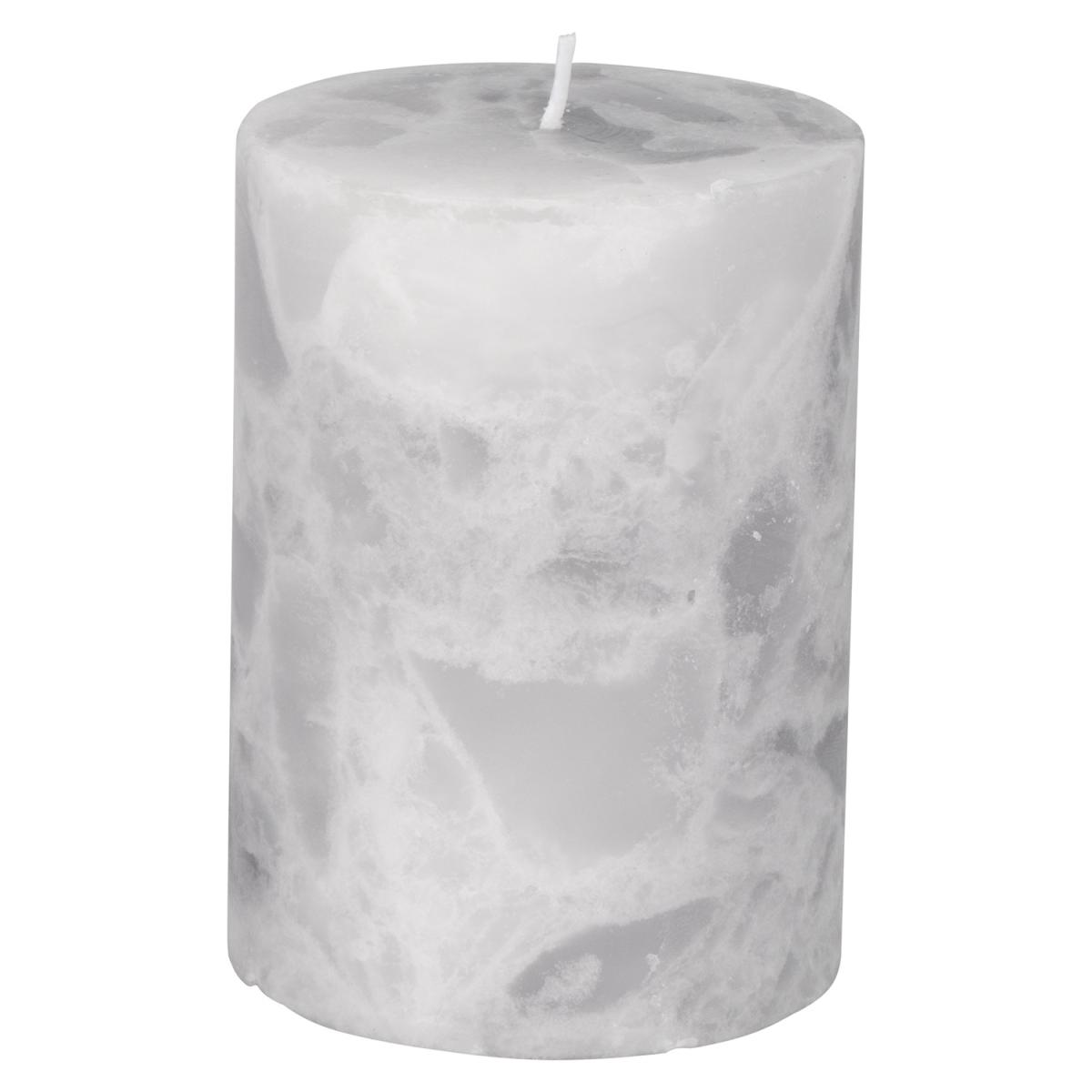 Marble Effect Pillar Candle - 45 – image 3