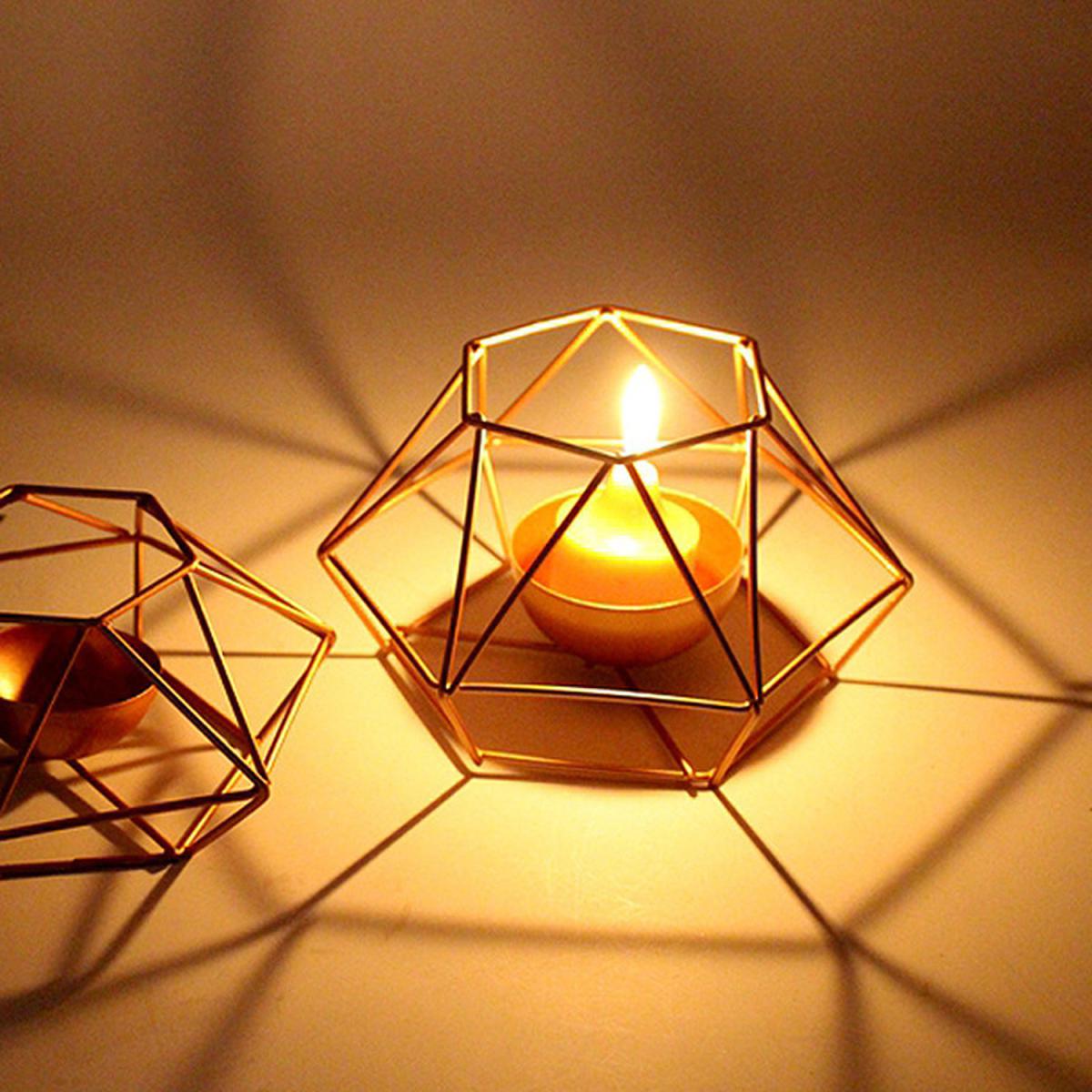 Gold Candle Holder - Gold / 9.5-7cm*6.5cm – image 3
