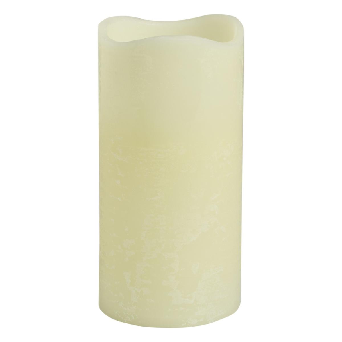 Scented LED Pillar Candle - Cream / 21cm – image 3