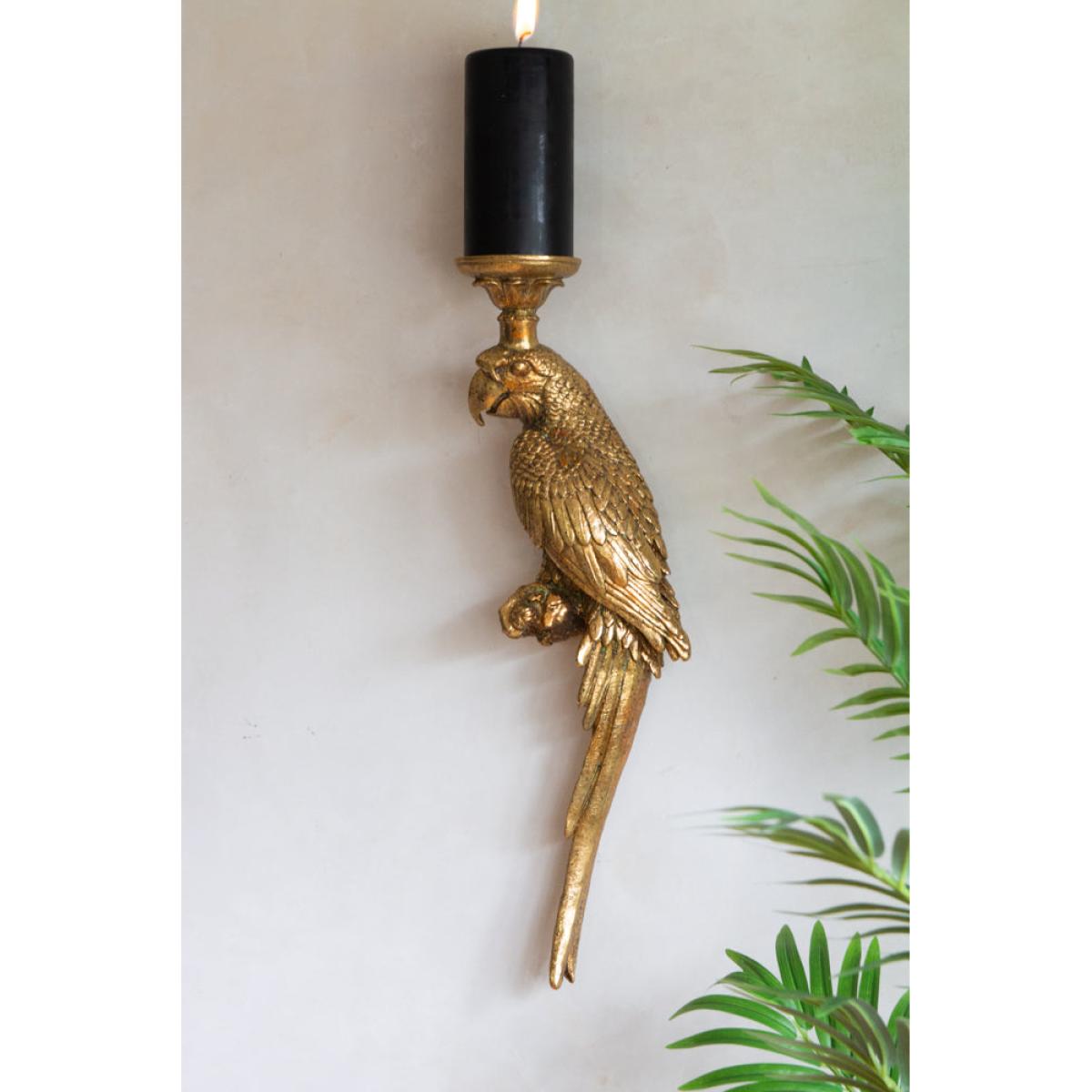 Golden Macaw Parrot Candle Holder - 2 Options Available – image 6