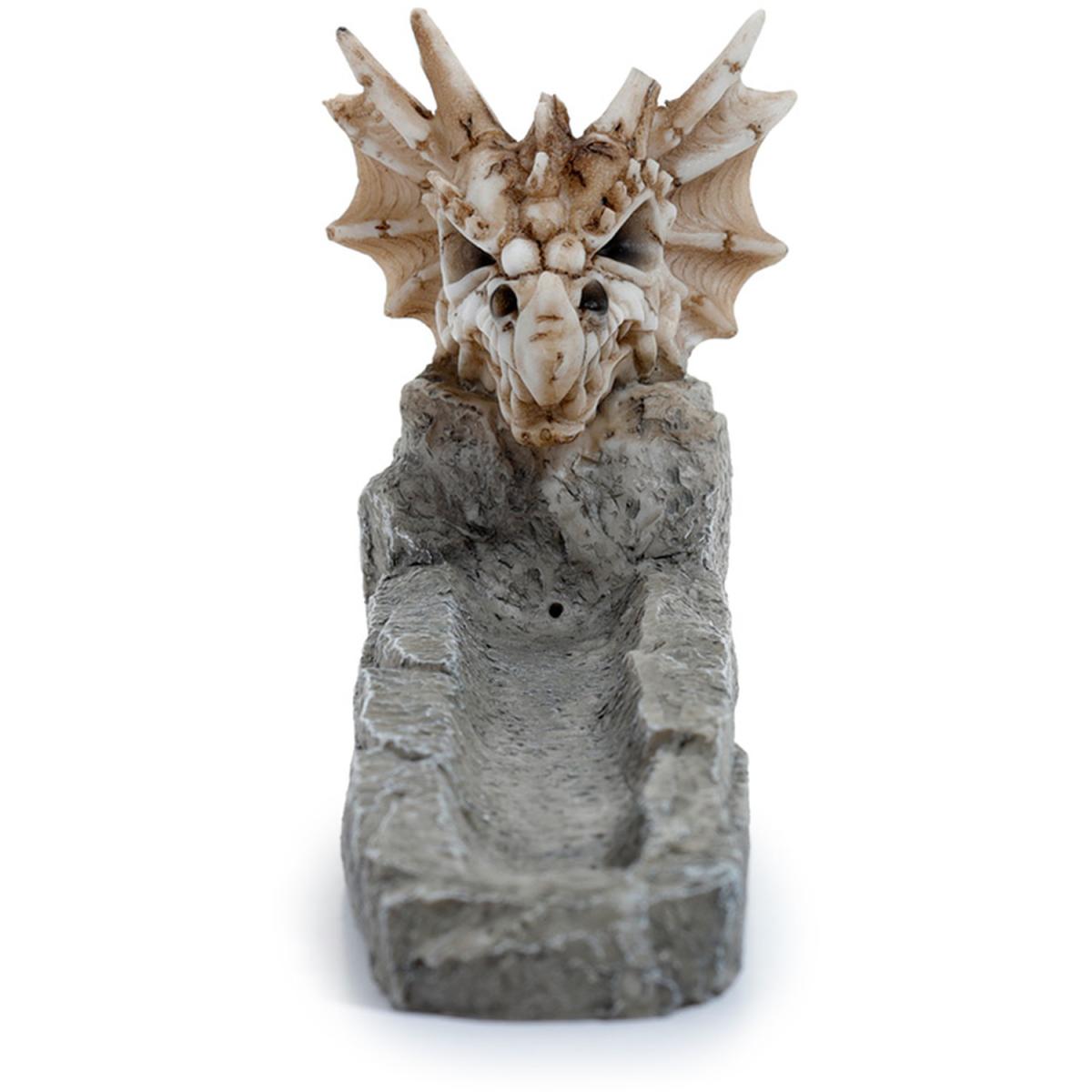 Shadows of Darkness Incense Burner Ashcatcher - Dragon Skull Head - Cream – image 4