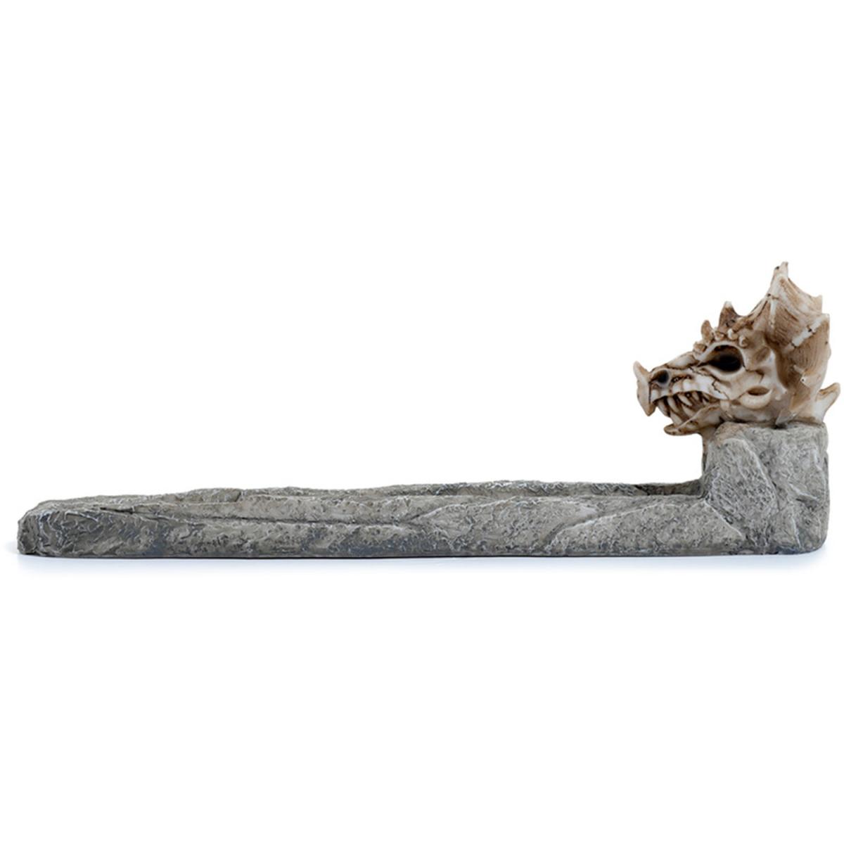 Shadows of Darkness Incense Burner Ashcatcher - Dragon Skull Head - Cream – image 5