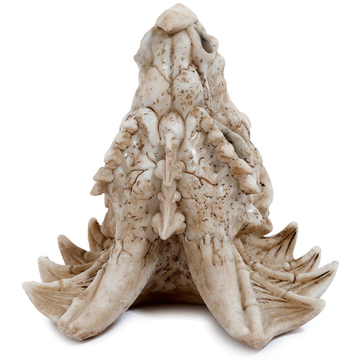 Shadows of Darkness Incense Burner Ashcatcher - Dragon Skull Head - Cream – image 9