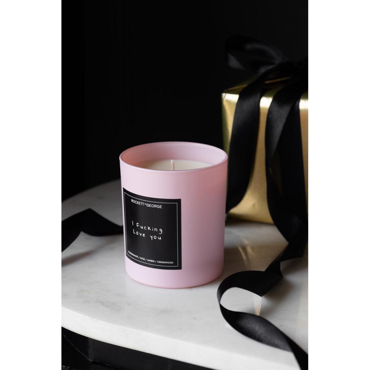 Rockett St George Pink I Fucking Love You Scented Candle – image 8