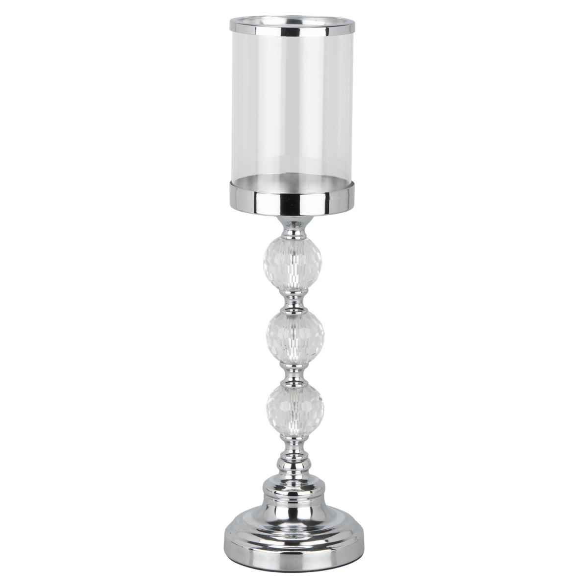 Jewel Floor Standing Hurricane - Silver – image 2