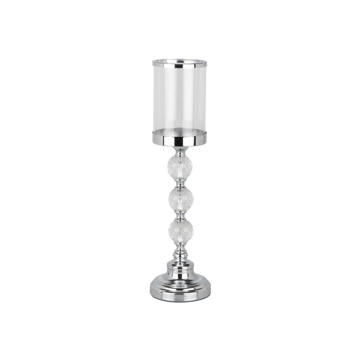 Jewel Floor Standing Hurricane - Silver – image 1