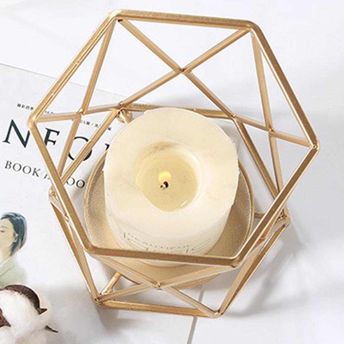 Geometry Candle Holders - Gold / 15cm – image 4