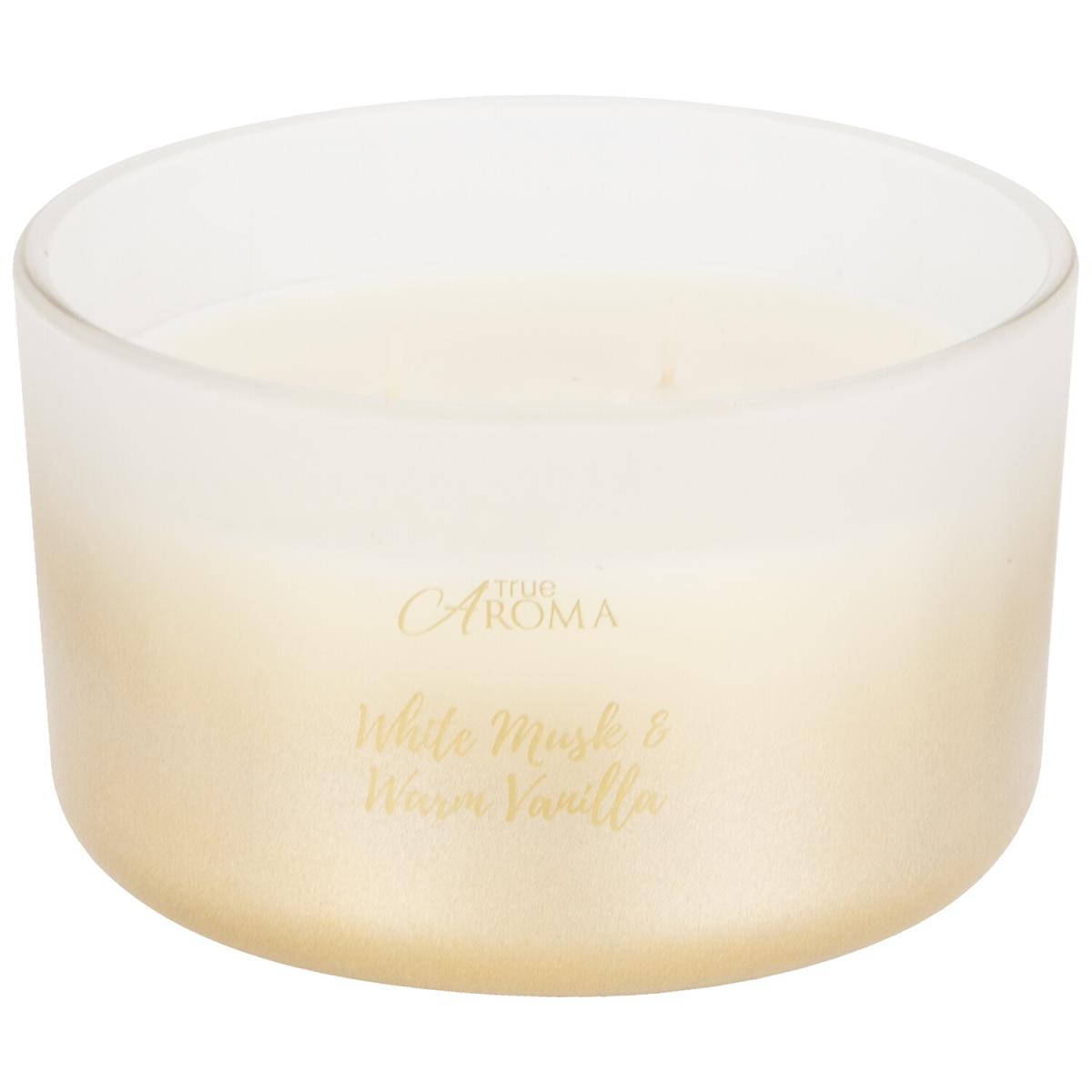 True Aroma White Musk and Warm Vanilla Candle – image 2