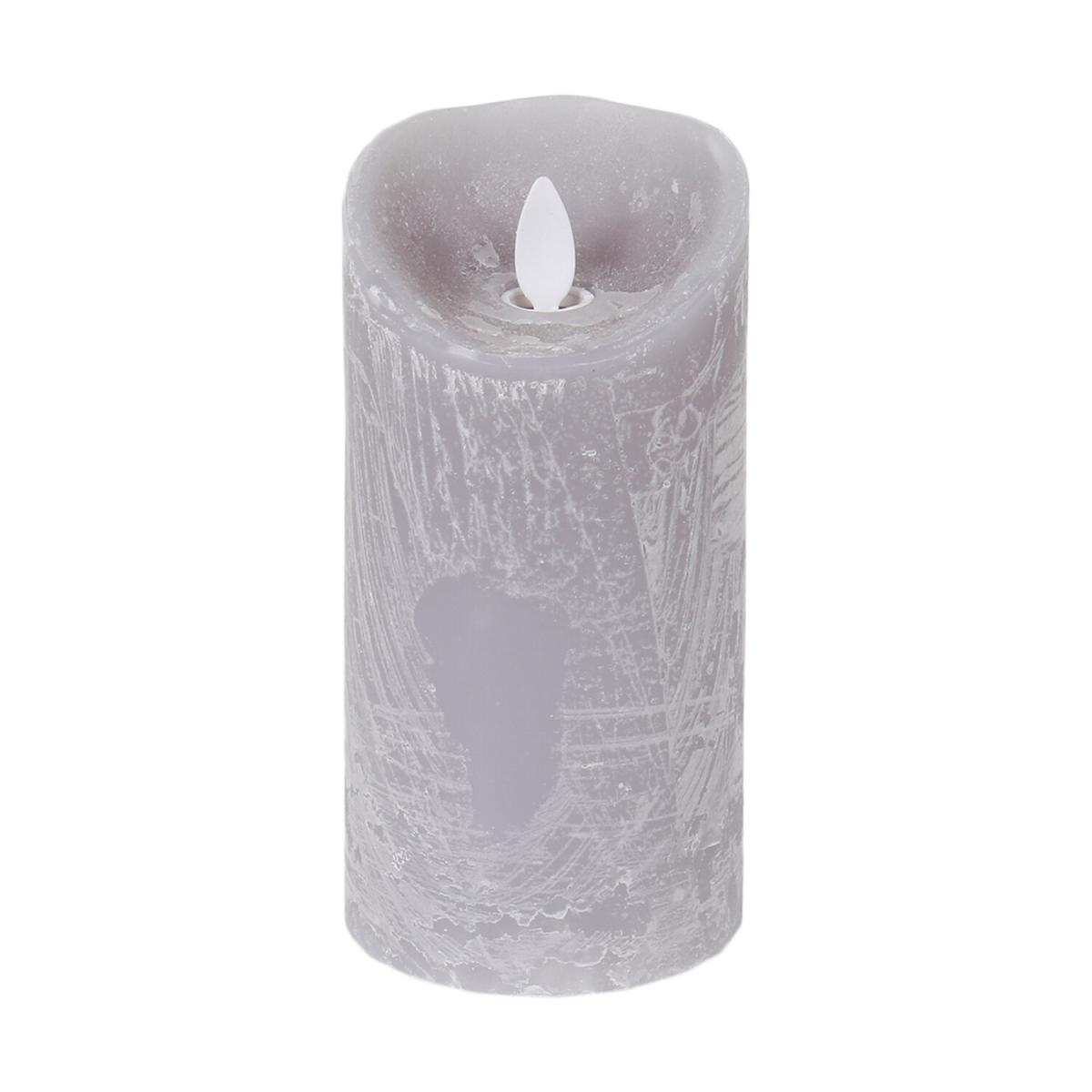 Suede Effect Pillar Candle - Blush / 10cm – image 5