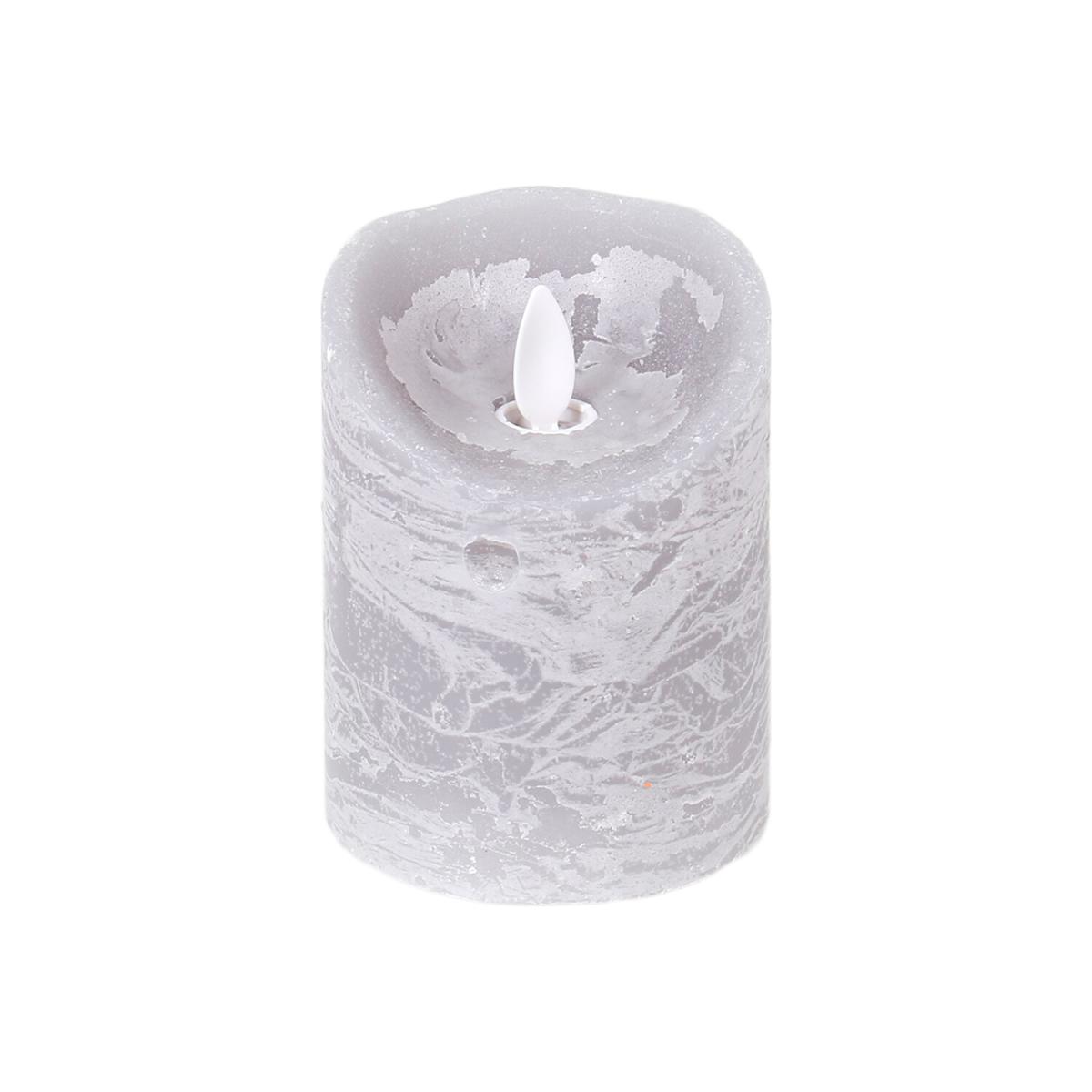 Suede Effect Pillar Candle - Blush / 10cm – image 6