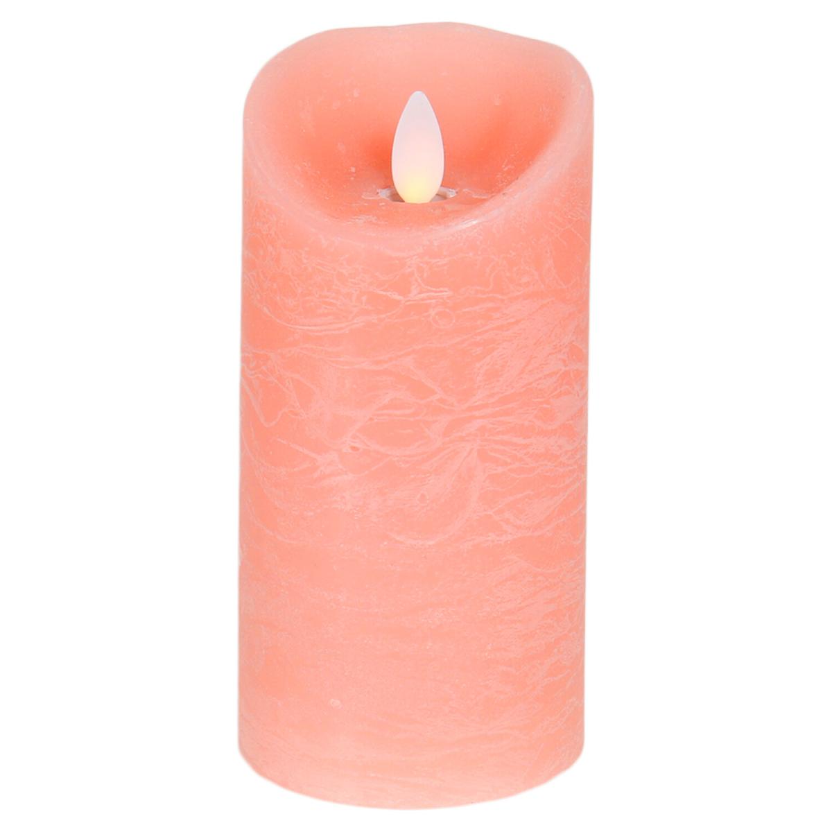 Suede Effect Pillar Candle - Blush / 10cm – image 7
