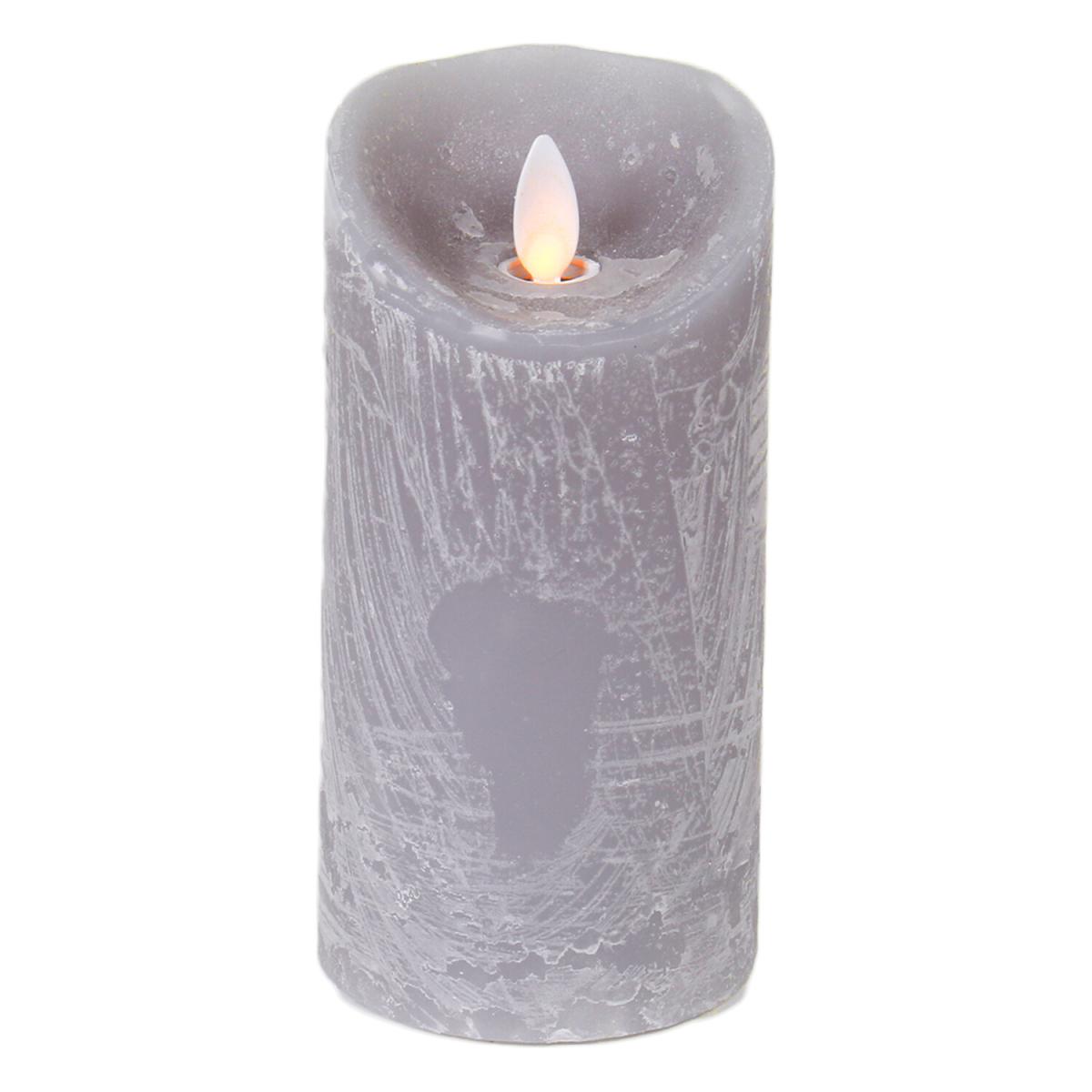 Suede Effect Pillar Candle - Blush / 10cm – image 8