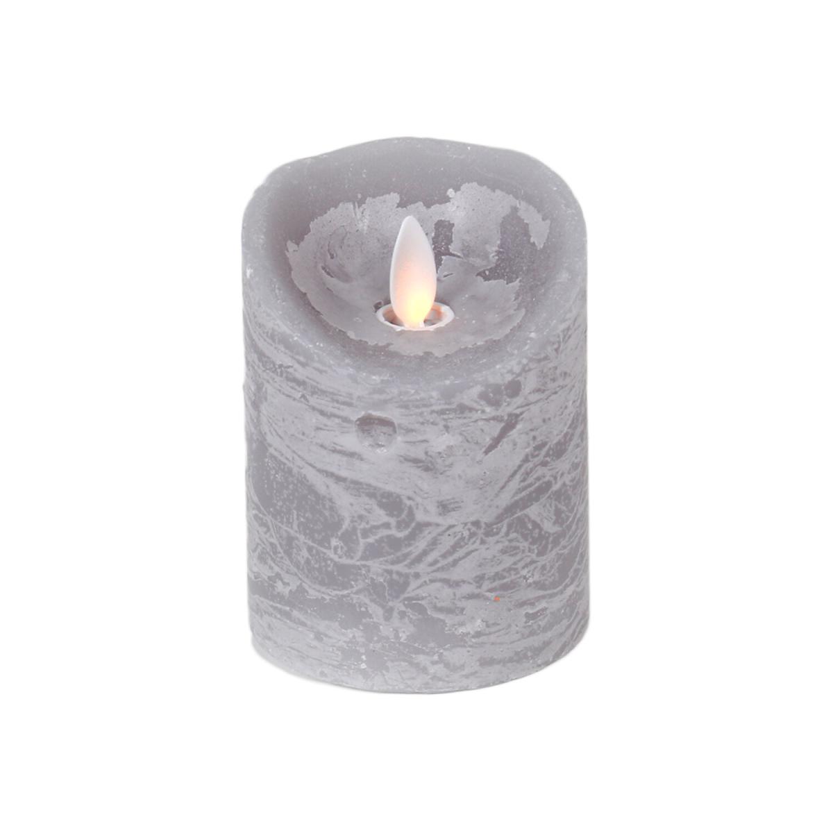 Suede Effect Pillar Candle - Blush / 10cm – image 9