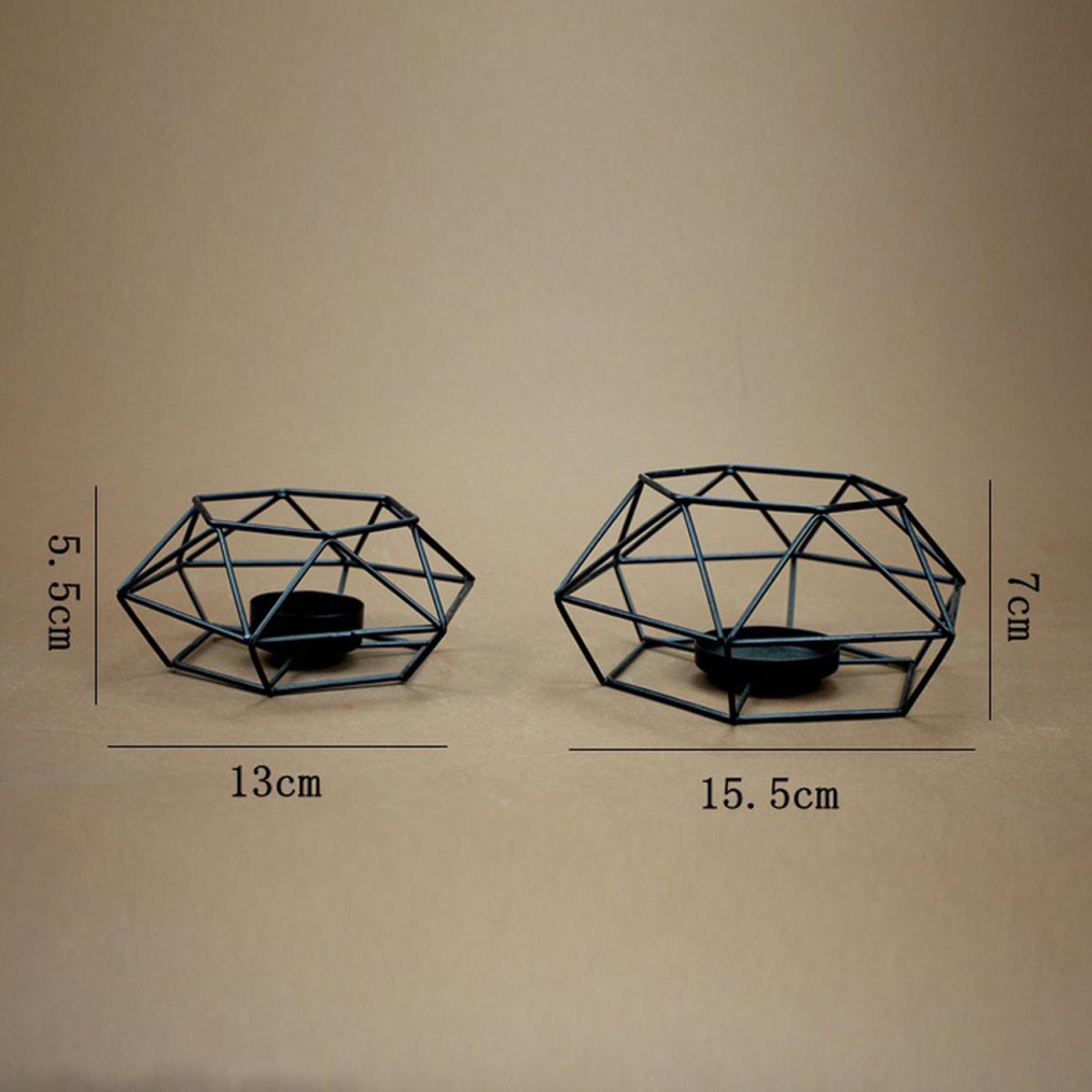 Elegant Candle Holder - Black / 15.5cm – image 2