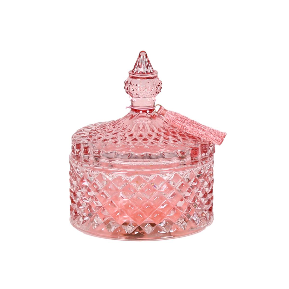 Blush Trinket Candle with Tassel – image 2