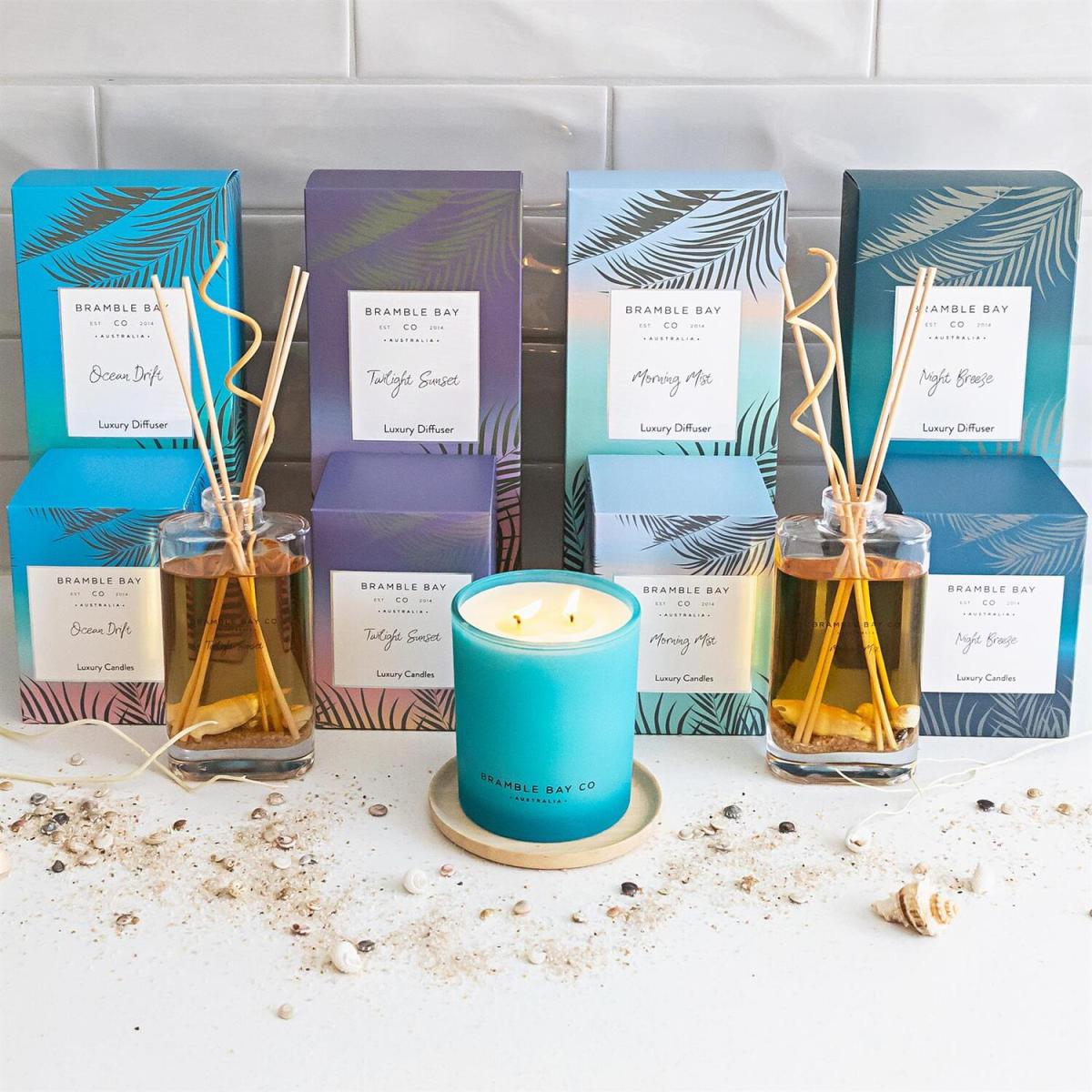 300g Oceania Soy Wax Scented Candle - Blue – image 2