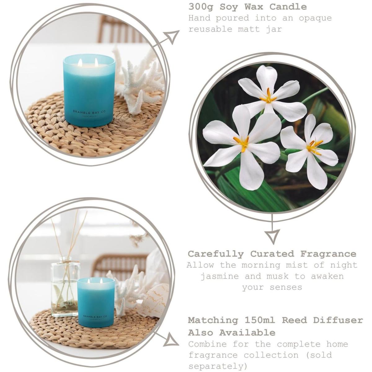 300g Oceania Soy Wax Scented Candle - Blue – image 3