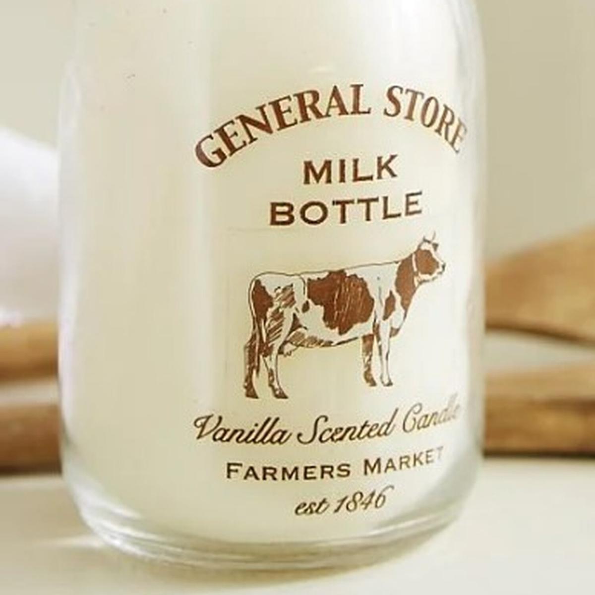 Milk Bottle Candle - White – image 2