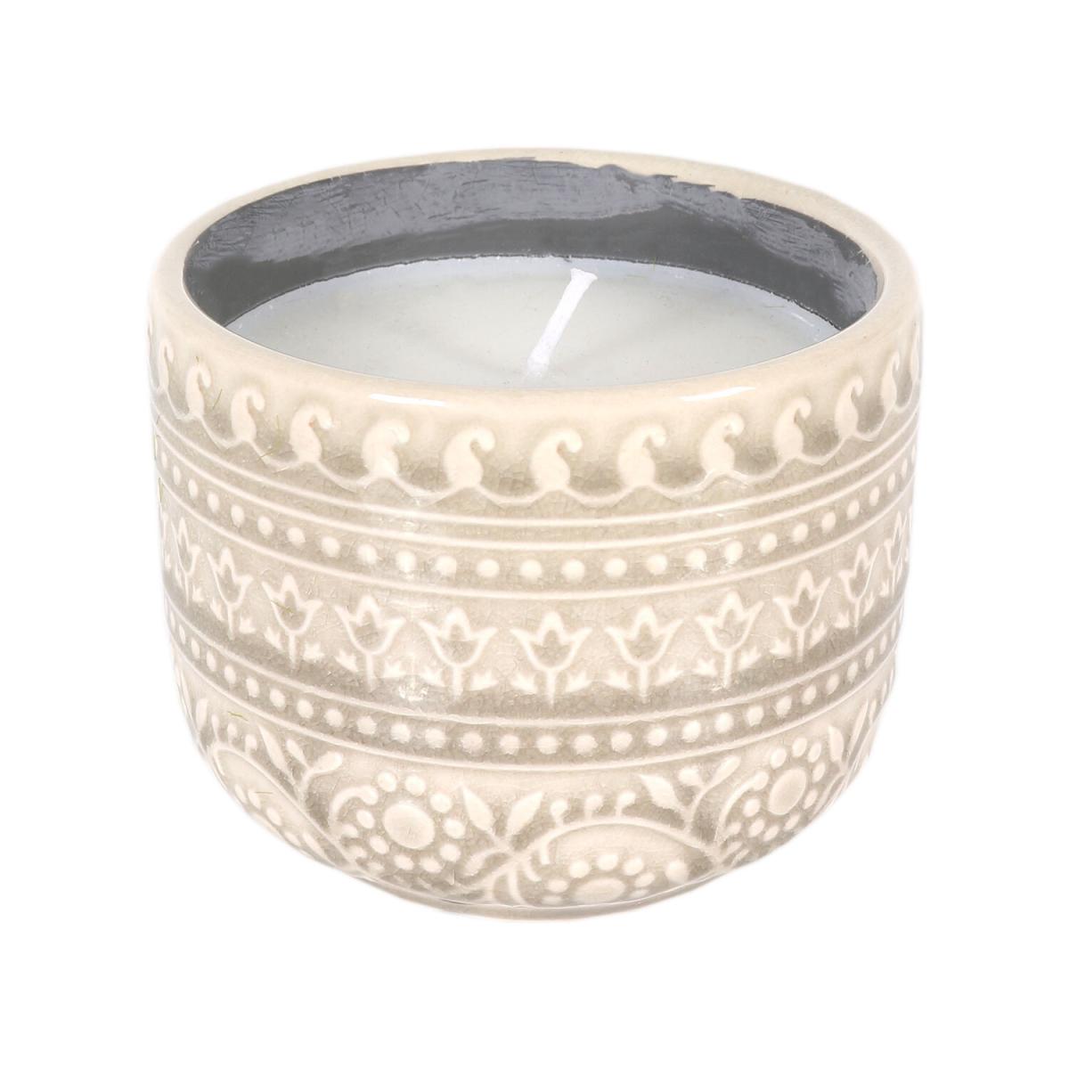 Oud Wood Ceramic Candle – image 2
