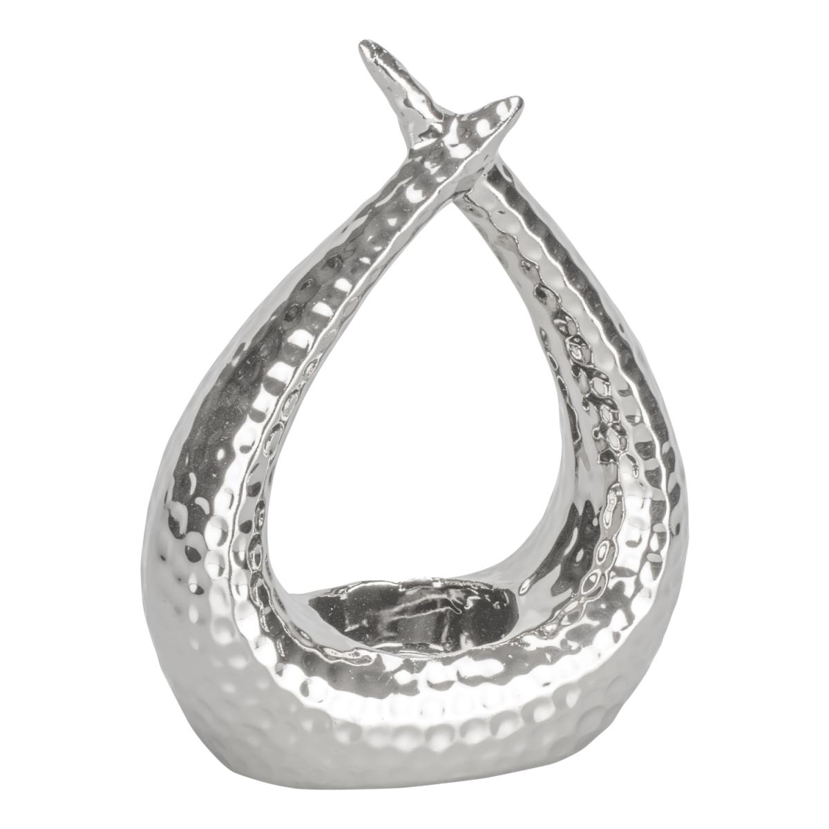 Sculpture Tea Light Holder - Silver – image 2